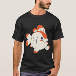 Camiseta Doodle de peixe Koi Kawaii por Möno Röso