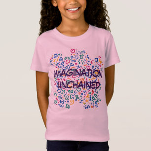 Camiseta Doodle divertido formas coloridas vibrantes