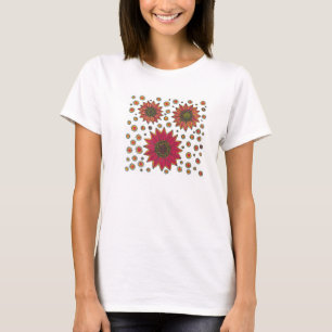 Camiseta Doodle do girassol