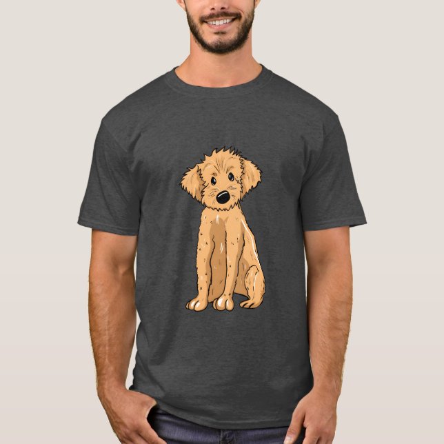 Camiseta Doodle Dog amigos engraçados (Frente)