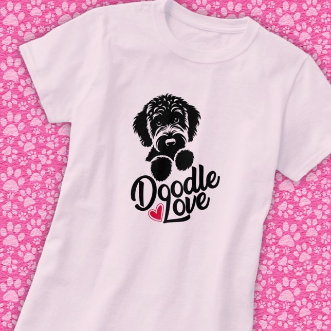 Camiseta Doodle Dog Love (Criador carregado)