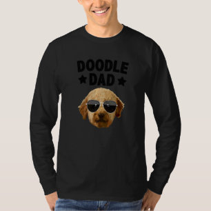Camiseta Doodle Legal Para Homens Pai Doodle Dourado Labrad