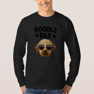 Camiseta Doodle Legal Para Homens Pai Doodle Dourado Labrad