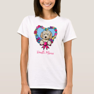 Camiseta Doodle Mãe Amante de Cachorro