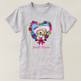 Camiseta Doodle Mãe Cachorro Lover T-Shirt