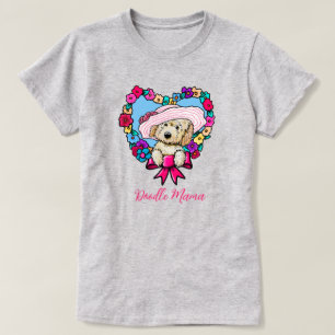 Camiseta Doodle Mãe Cachorro Lover T-Shirt