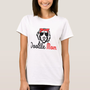 Camiseta Doodle Mãe Goldendoodle Labradoodle Cachorro Ouro