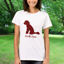 Doodle Mãe Labradoodle em Xadrez de Búfalo