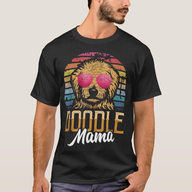 Camiseta Doodle Mama Gift Goldendoodle Mãe Goldendoodle (Frente)