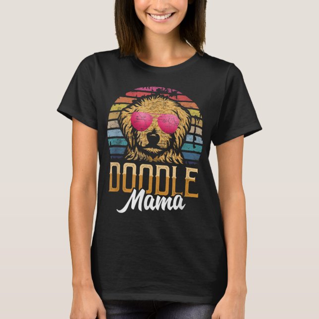 Camiseta Doodle Mama Gift Goldendoodle Mãe Goldendoodle (Frente)