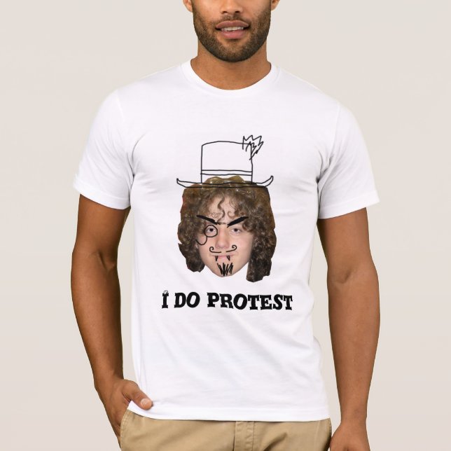 Camiseta Doodle-Protesto - personalizado (Frente)