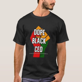 Camiseta Dope Black CEO Black History Mês Longa Folga T S
