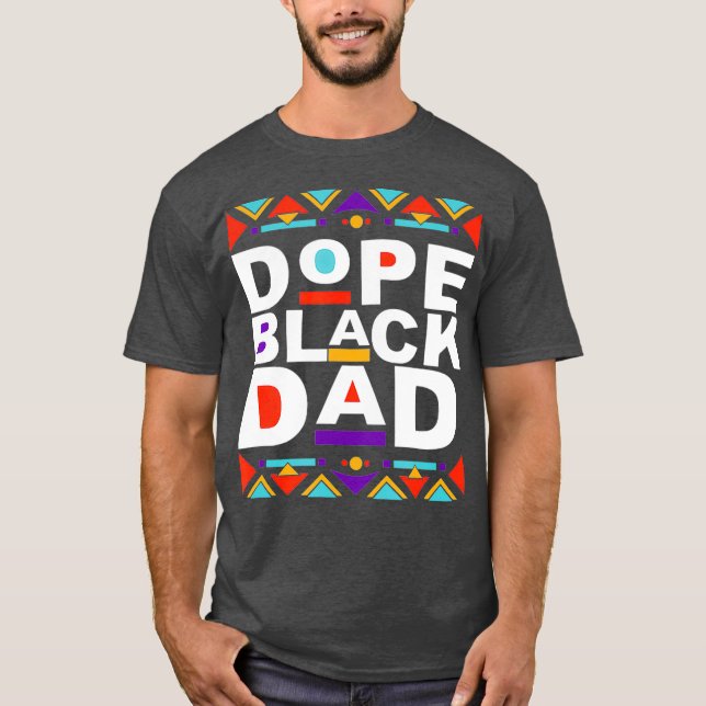 Camiseta Dope Black Pai Happy Dia de os pais Gift from Son (Frente)
