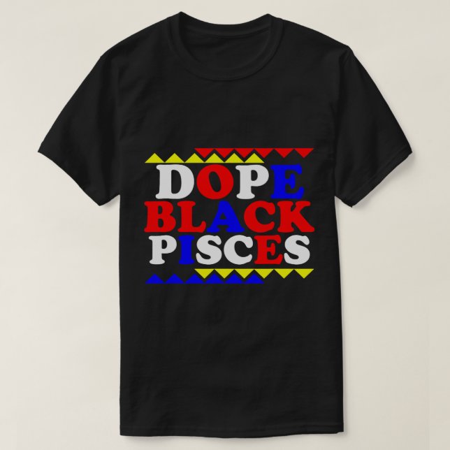 Camiseta Dope Black Peixes - Símbolo Zodiac Astrologia 1 (Frente do Design)
