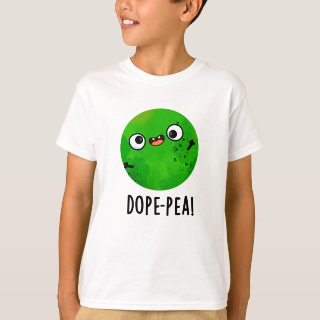 Camiseta Dope-pea Engraçado Dopey Pun (Frente)