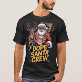 Camiseta Dope Santa Crew
