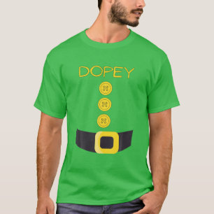 Camiseta Dopey Dwarf Halloween - Cor do Figurino Correspond