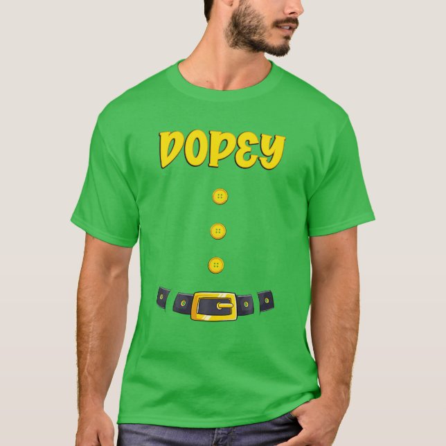 Camiseta Dopey Halloween Shorume Colour Dopey Dwarf M (Frente)