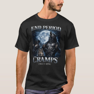 Camiseta Dor Crampas Menstruais Engraçado Desencajado Sacan
