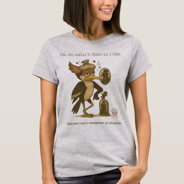 Camiseta Dor de Cabeça de Pica-Pau (Frente)