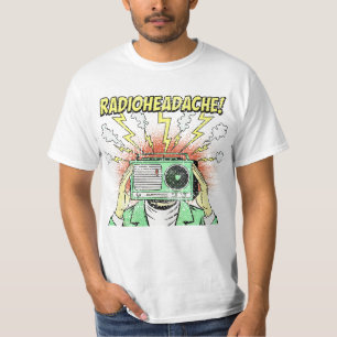 Camiseta Dor de cabeça de rádio Vintage Retro