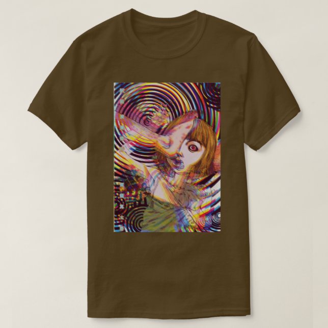 Camiseta Dor de cabeça de Shintaro Kago (Frente do Design)