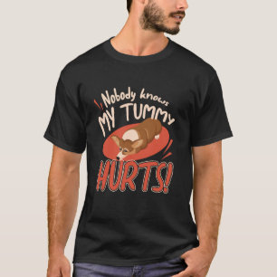 Camiseta Dor de Estômago Ninguém Sabe  Ideal para quem se p