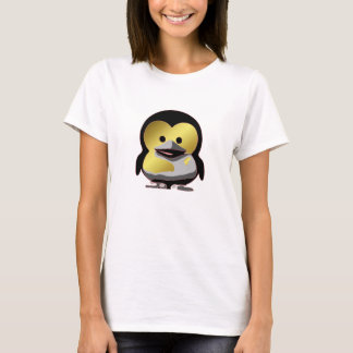 Camiseta d'Or de Tux do bebê de Linux
