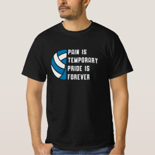 Camiseta Dor De Voleibol É Jogador Temporário De Retro Prai