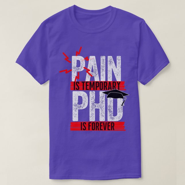 Camiseta Dor é PHD temporário para sempre 7 (Frente do Design)