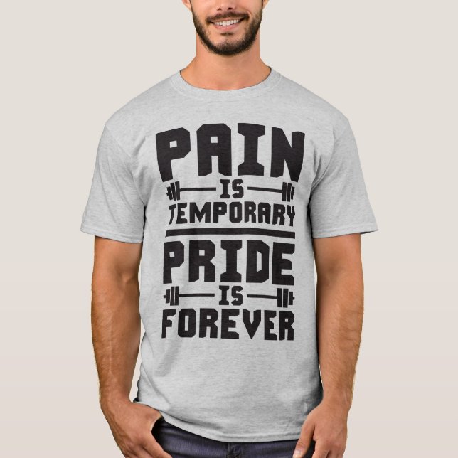 Camiseta Dor É Temporária, Orgulho É Para Sempre (Frente)