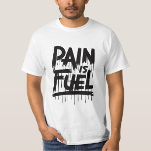 Camiseta " dor_is_fuel " aspas
