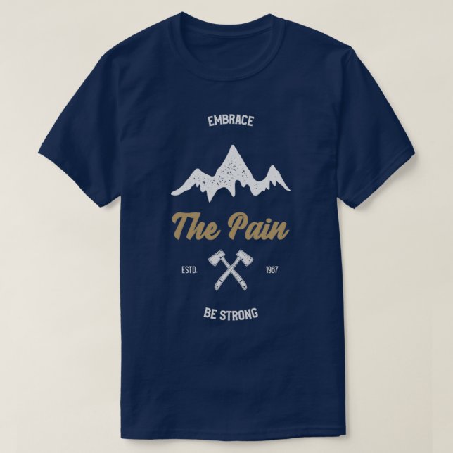 Camiseta Dor nas montanhas (Frente do Design)