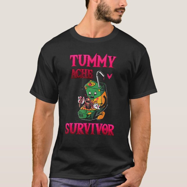 Camiseta Dor no estômago do Sobrevivente Atummy (Frente)