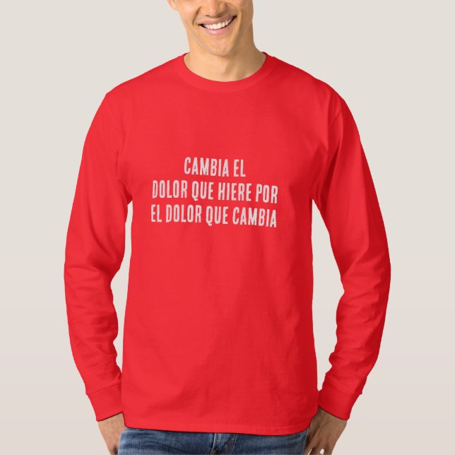 CAMISETA DOR QUE MAGO E DOR QUE MUDANÇA  (Frente)