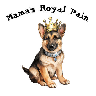 Camiseta Dor Real da Mãe german shepherd
