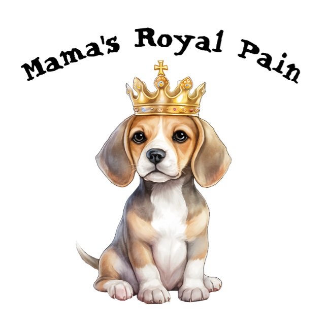 Camiseta Dor Real de Beagle Mama (Criador carregado)