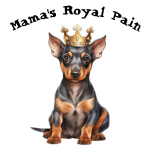 Camiseta Dor Real do Doberman Pinscher Mama