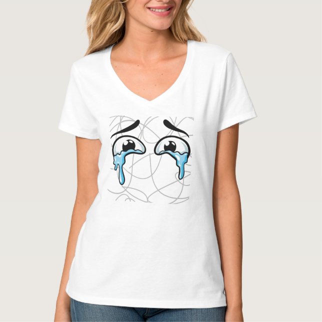 Camiseta Dor silencioso: A pergunta não dita.  (Frente)