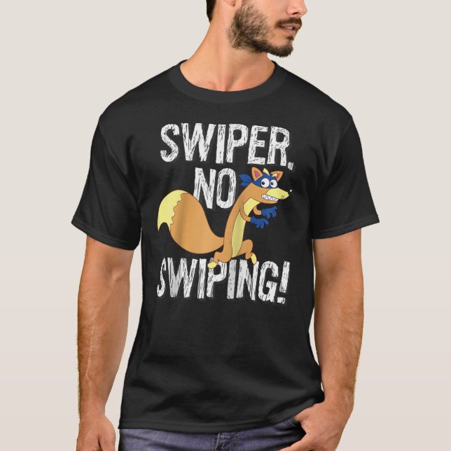 Camiseta Dora the Explorer Swiper No Swiping Fox Raglan Bas (Frente)