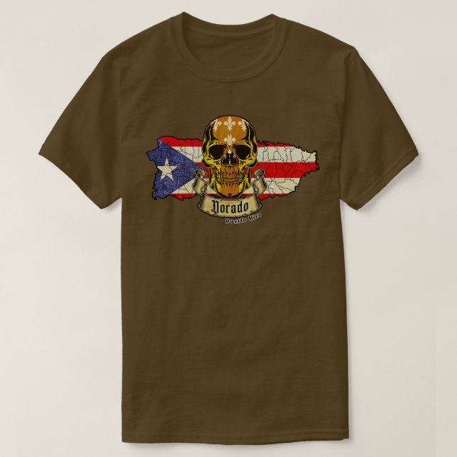 Camiseta Dorado Isla de Porto Rico (Frente do Design)