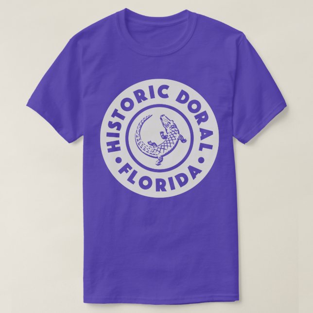 Camiseta Doral Florida Circle Tan (Frente do Design)