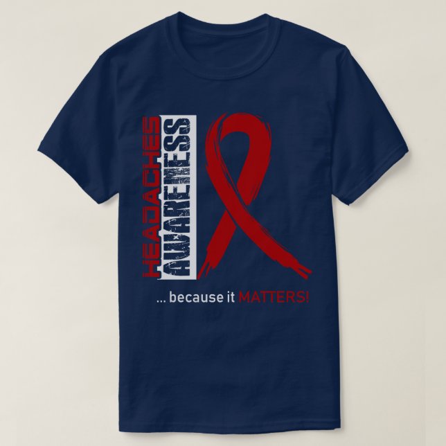 Camiseta Dores De Cabeça À Consciência Porque É Importante  (Frente do Design)