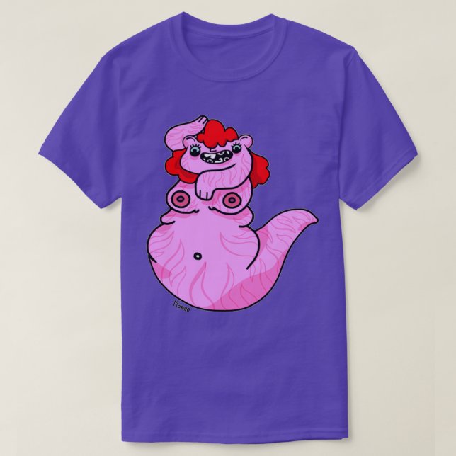 Camiseta Dores debaixo de água (Frente do Design)