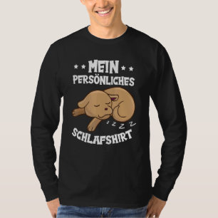 Camiseta Dorme Pessoal, Roupa Noturna, Pijamas, Cachorro Do