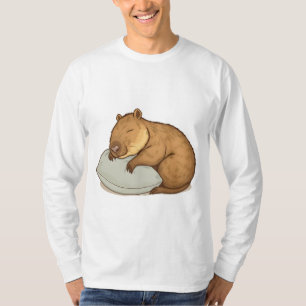 Camiseta dormindo Capybara Sleepybara