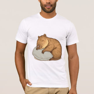 Camiseta dormindo Capybara Sleepybara