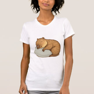 Camiseta dormindo Capybara Sleepybara