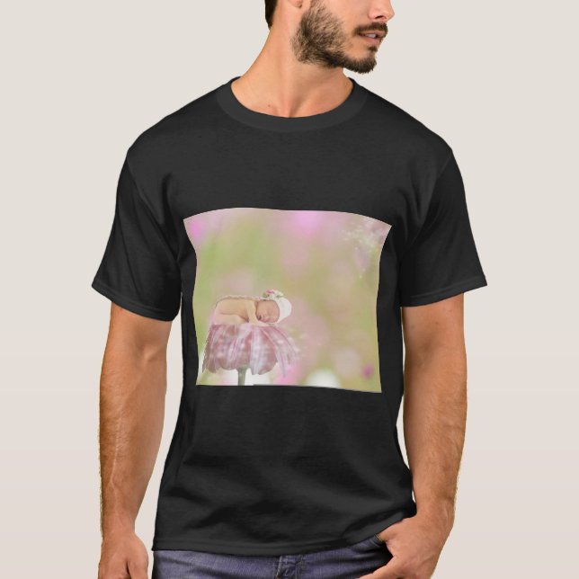 Camiseta Dormindo em uma Flor (Frente)