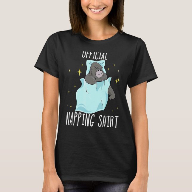 Camiseta Dormindo Gorilla Pajamas Sleepyhead (Frente)